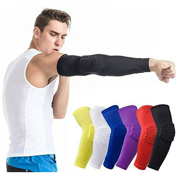 Elbow Pads Protector Brace Support Guards Arm Guard Gym Padded Sports Sleeve Ska